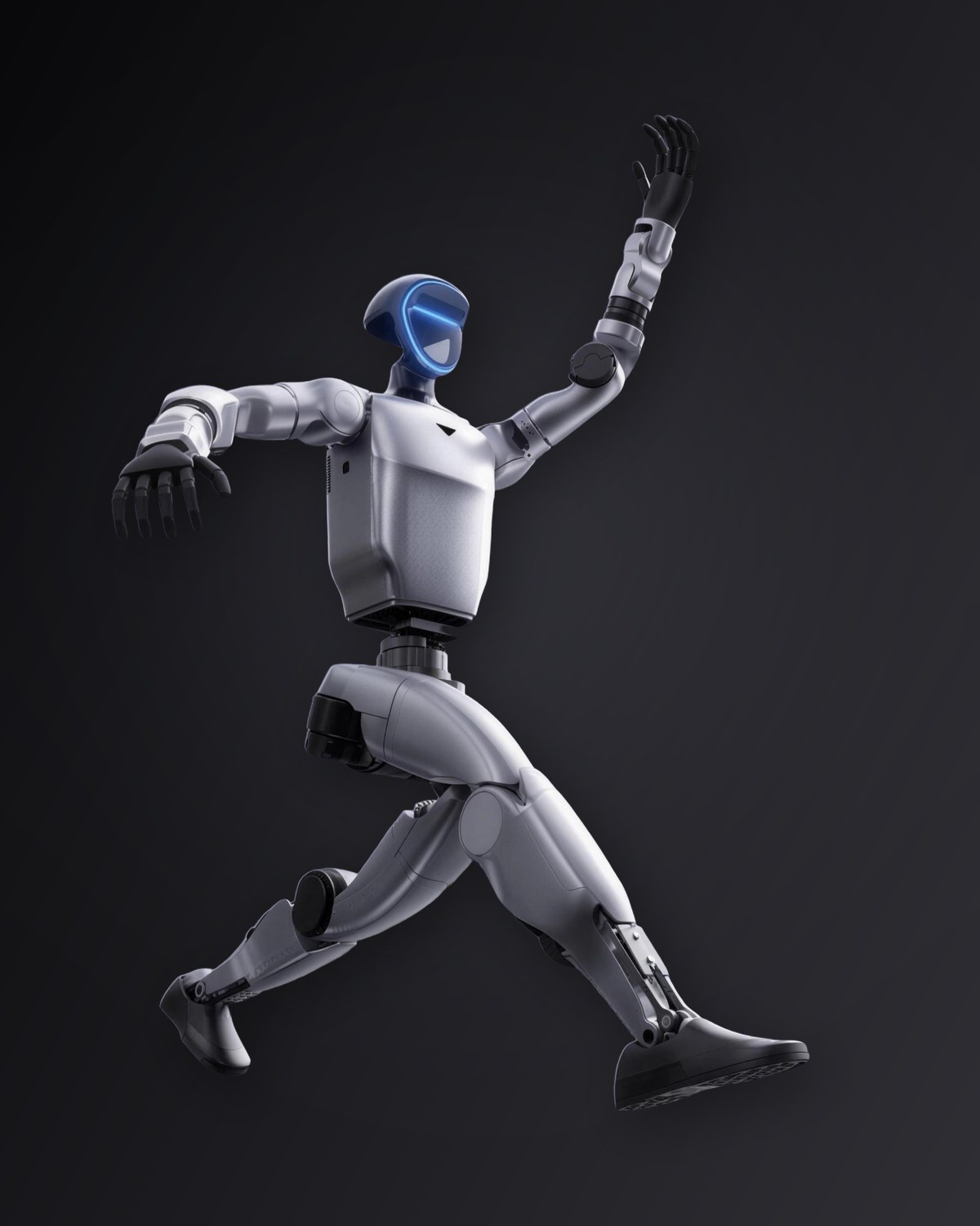Robot humanoïde remettant un prix lors d'un dîner de gala à Monaco